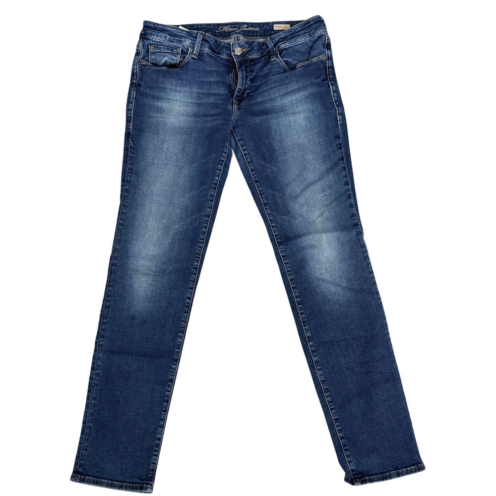Mavi Jeans Women 30 Blue Emma Slim Boyfriend‎ Dark Wash Stretch Denim 1017012571